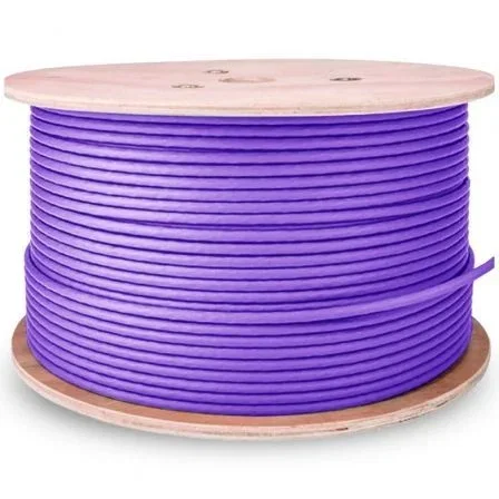 Aisens Bobina Cable de Red Cat6 UTP Rígido AWG23 CCA Violeta 500m